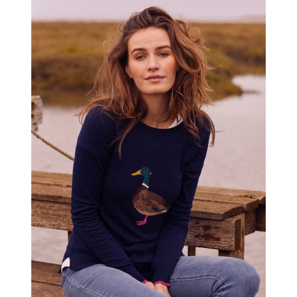 Joules Miranda Luxe Knitted Navy Duck 